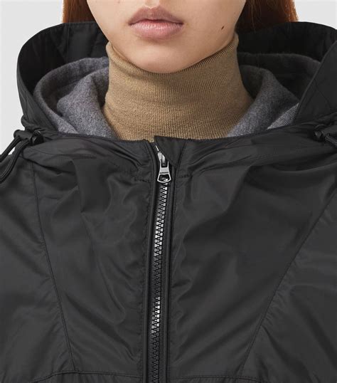 burberry belted parka|Burberry oversized lightweight parka jacket.